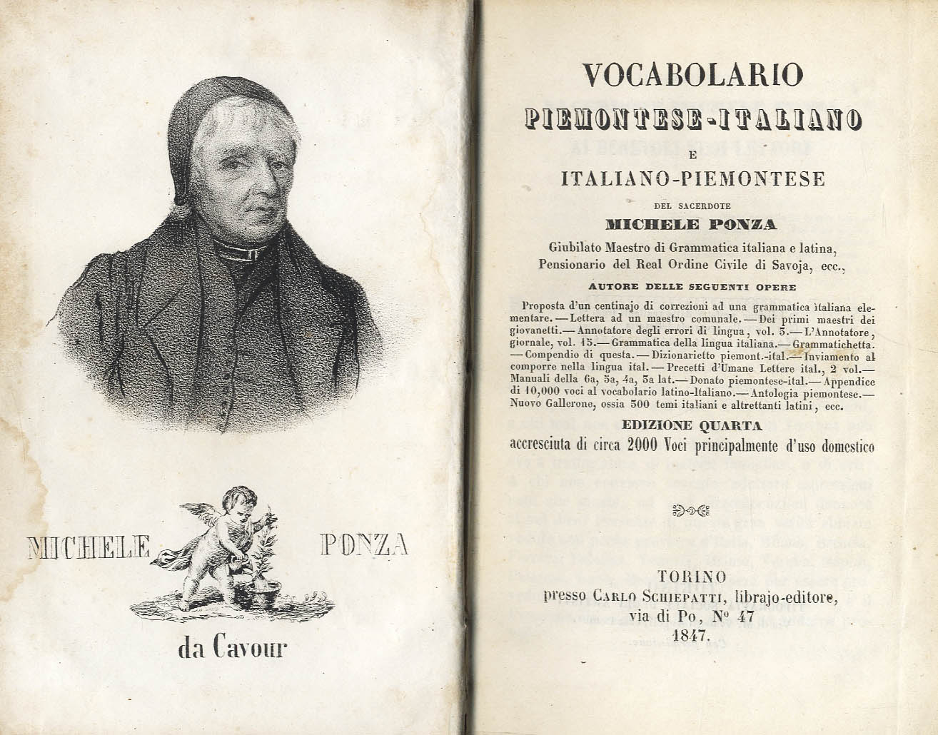Vocabolario Piemonte-Italiano e Italiano-Piemontese. Edizione quarta accresciuta di circa 2000 …