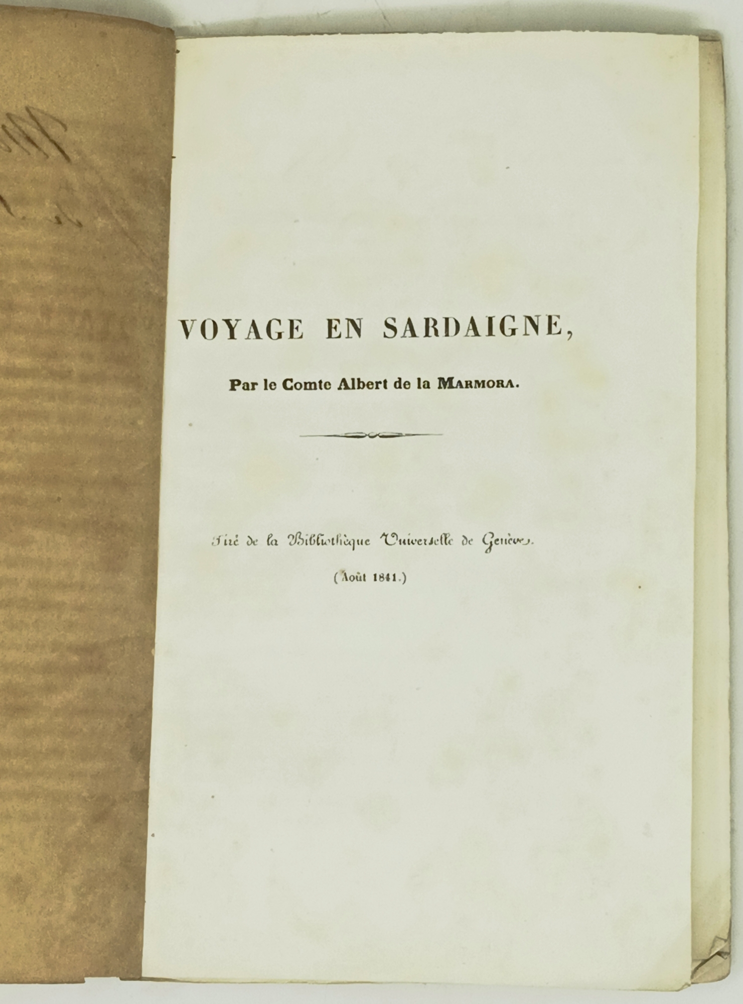 Voyage en Sardaigne..