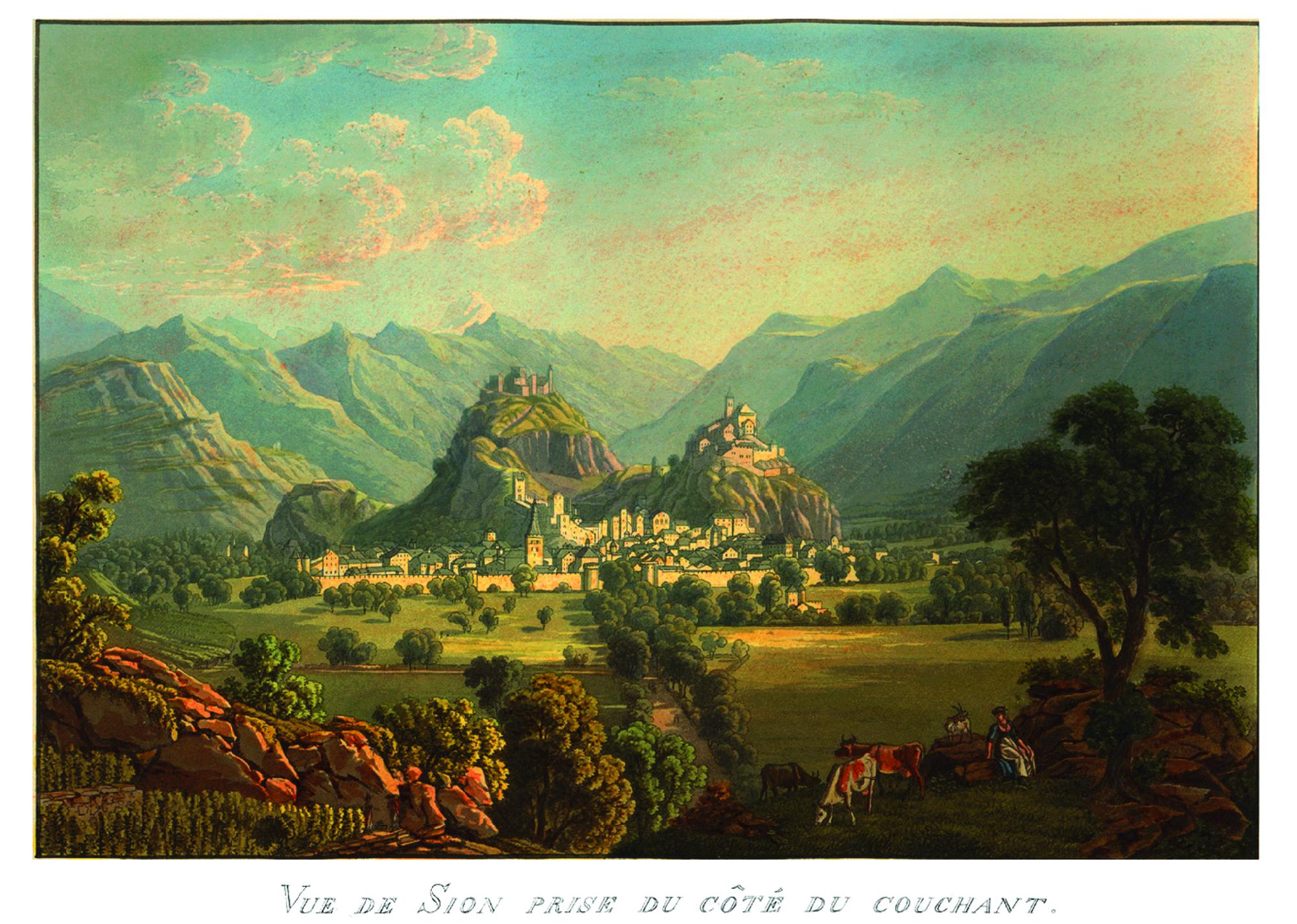 Voyage pittoresque de Gen&amp;egrave;ve &amp;agrave; Milan par le Simplon.