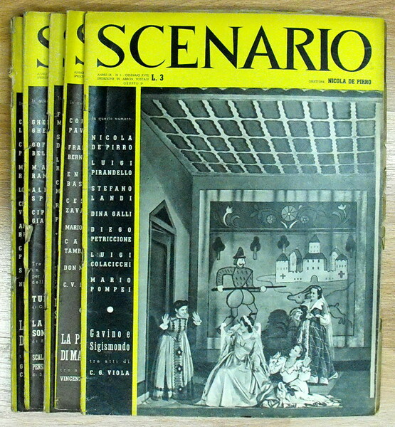 SCENARIO - Annata 1940 (anno IX) non completa (solo 5 …