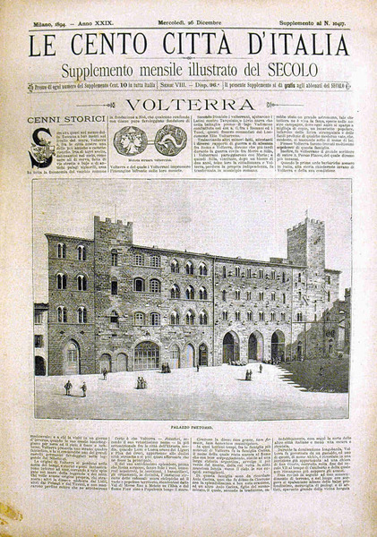 Le cento cittÃ d'Italia - VOLTERRA