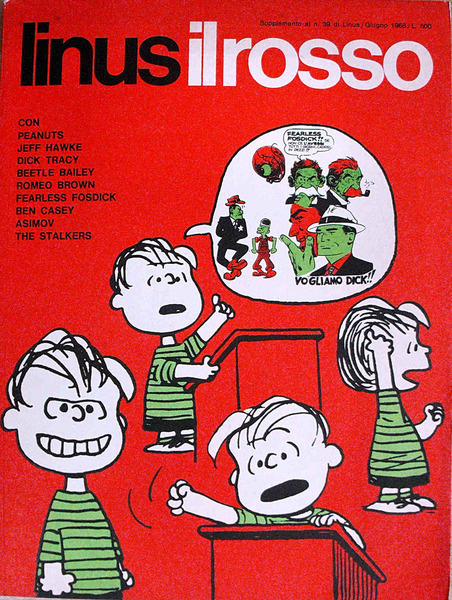 LINUS ILROSSO - Supplemento al n. 39 di LINUS - …