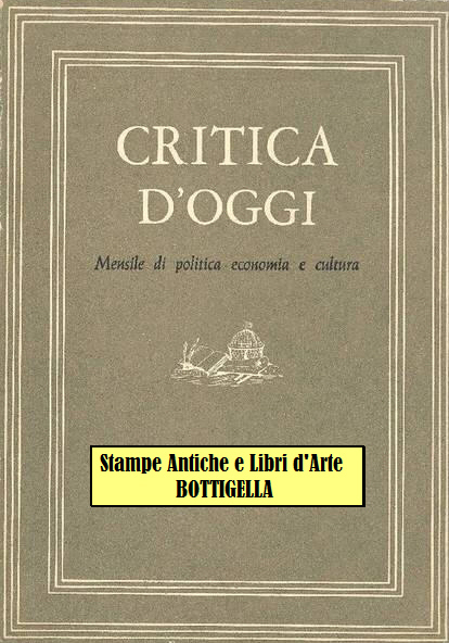 CRITICA D'OGGI mensile di politica economia e cultura - N. …