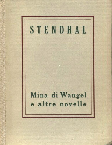 MINA DI WANGEL E ALTRE NOVELLE