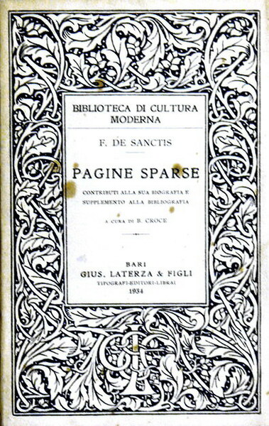 PAGINE SPARSE - Contributi alla sua biografia e supplemento alla …
