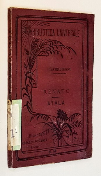 RENATO - ATALA o GLI AMORI DI DUE SELVAGGI NEL …