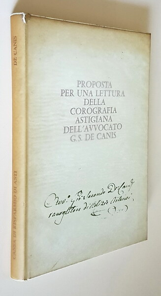 PROPOSTA PER UNA LETTURA DELLA COROGRAFIA ASTIGIANA DELL'AVVOCATO G.S. DE …