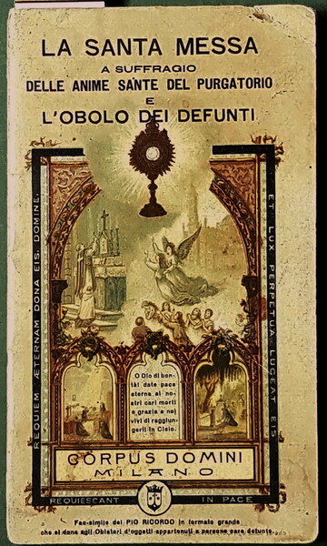 L'OBOLO DEI DEFUNTI A GESU' SACRAMENTO PER LA CHIESA DEL …