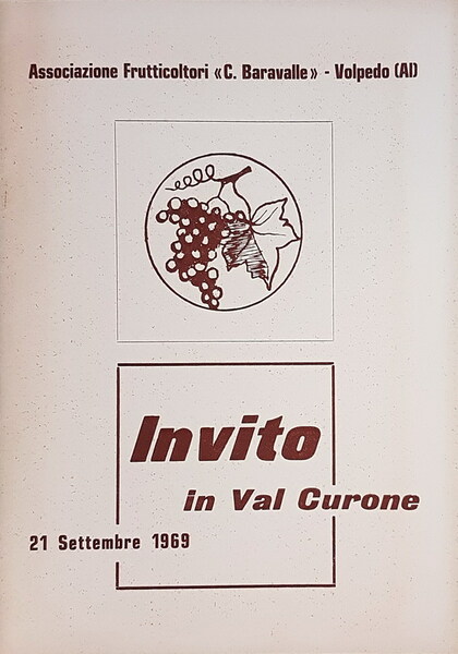 INVITO IN VAL CURONE - 21 Settembre 1969