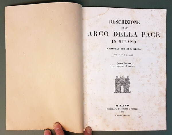 DESCRIZIONE DELL'ARCO DELLA PACE IN MILANO