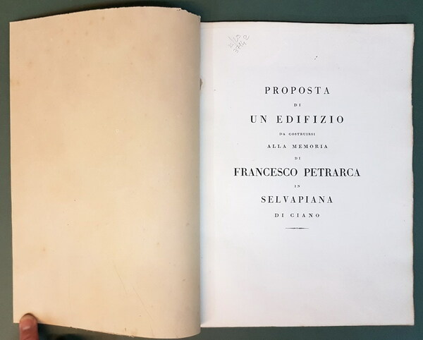 PROPOSTA DI UN EDIFIZIO DA COSTRUIRSI ALLA MEMORIA DI FRANCESCO …