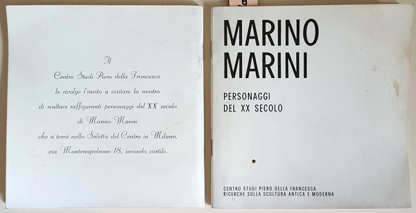 MARINO MARINI - Personaggi del XX secolo