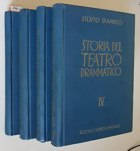 STORIA DEL TEATRO DRAMMATICO (vol. I, II, III e IV)