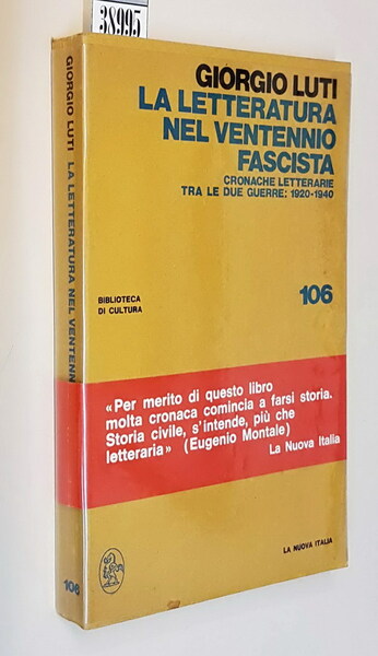 LA LETTERATURA NEL VENTENNIO FASCISTA - Cronache letterarie tra le …