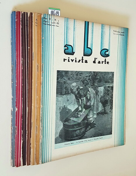A.B.C. rivista d'arte (anno II) - N. 8 fascicoli mensili …