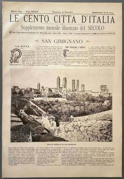 Le cento cittÃ d'italia - SAN GIMIGNANO