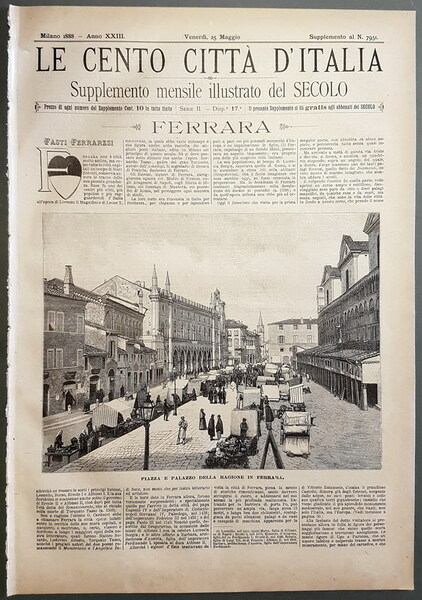 Le cento cittÃ d'Italia - FERRARA e BARI