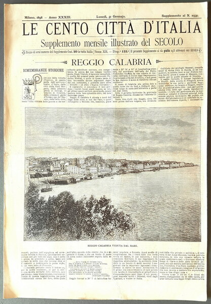Le cento cittÃ d'Italia - REGGIO CALABRIA