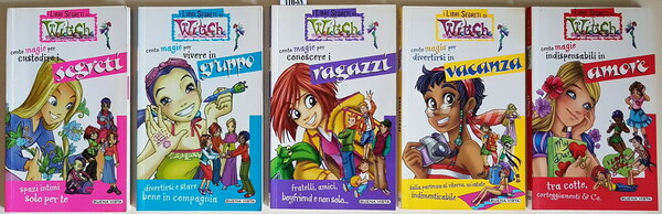 N. 5 volumetti della collana: I LIBRI SEGRETI DI WITCH