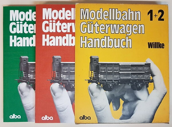 MODELLBAHN GUTERWAGEN HANDBUCH (band 1 und 2)