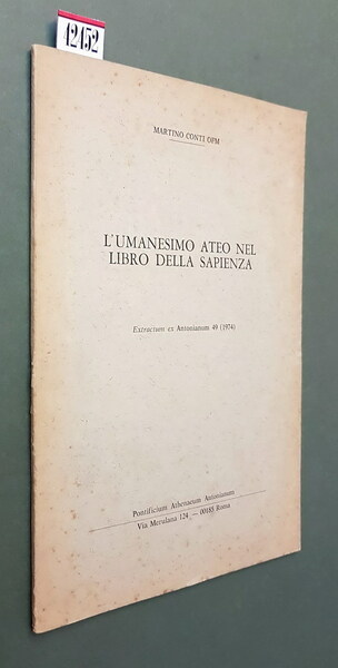 L'UMANESIMO ATEO NEL LIBRO DELLA SAPIENZA