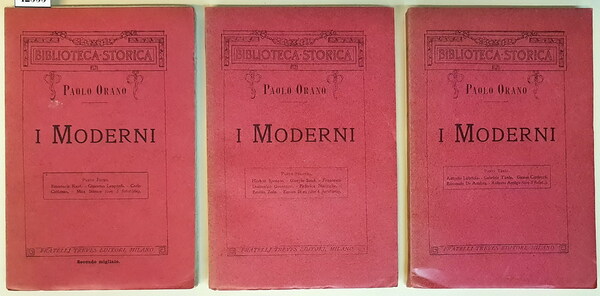 I MODERNI - MEDAGLIONI DI PAOLO ORANO: Volume 1 (parte …