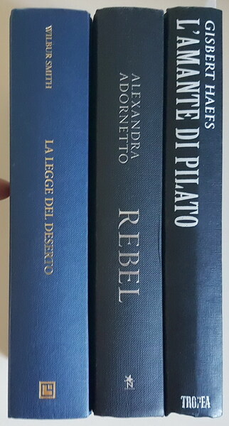Blocco di N. 3 libri: L'AMANTE DI PILATO (Gisbert Haefs) …