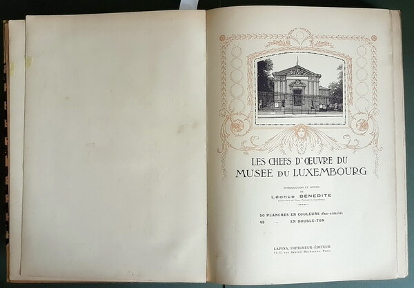 LES CHEFS D'OEUVRE DU MUSEE DU LUXEMBOURG