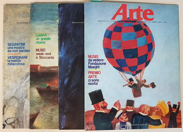 N. 4 riviste: ARTE mensile di arte, cultura, informazione (anno …