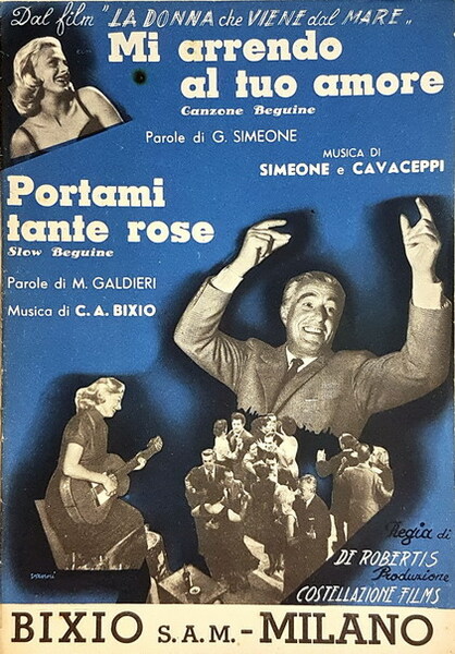 MI ARRENDO AL TUO AMORE (canzone Beguine) - PORTAMI TANTE …