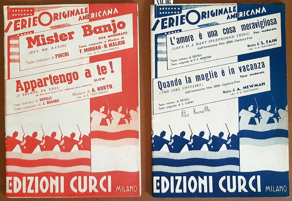 Serie Originale Americana (2 fascicoli): L'AMORE E' UNA COSA MERAVIGLIOSA …