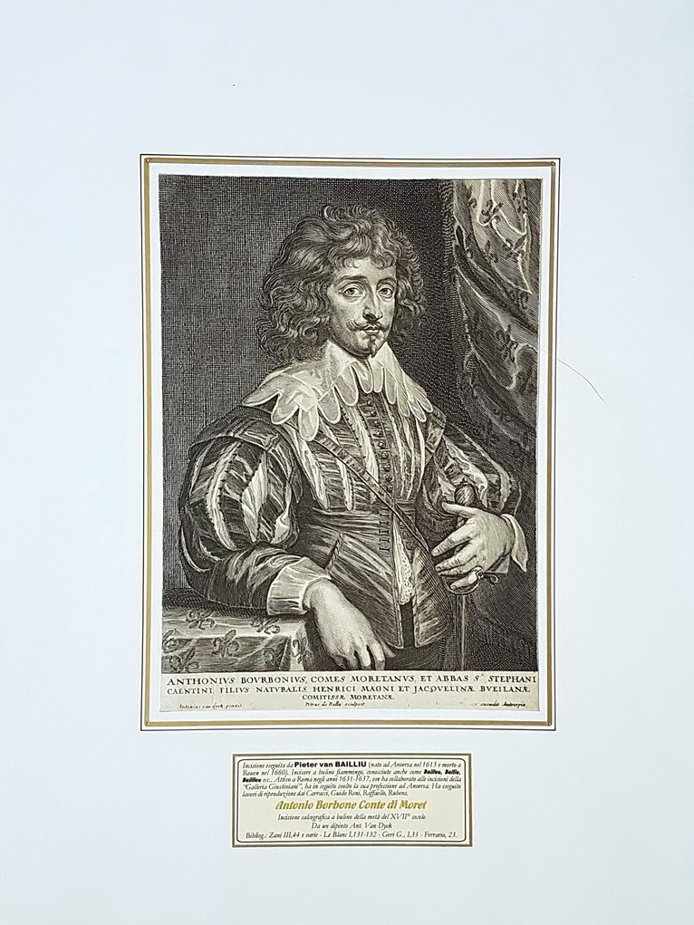 ANTONIO BORBONE CONTE DI MORET da un dipinto di A. …