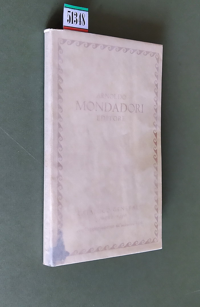 ARNOLDO MONDADORI EDITORE - Catalogo giugno 1956