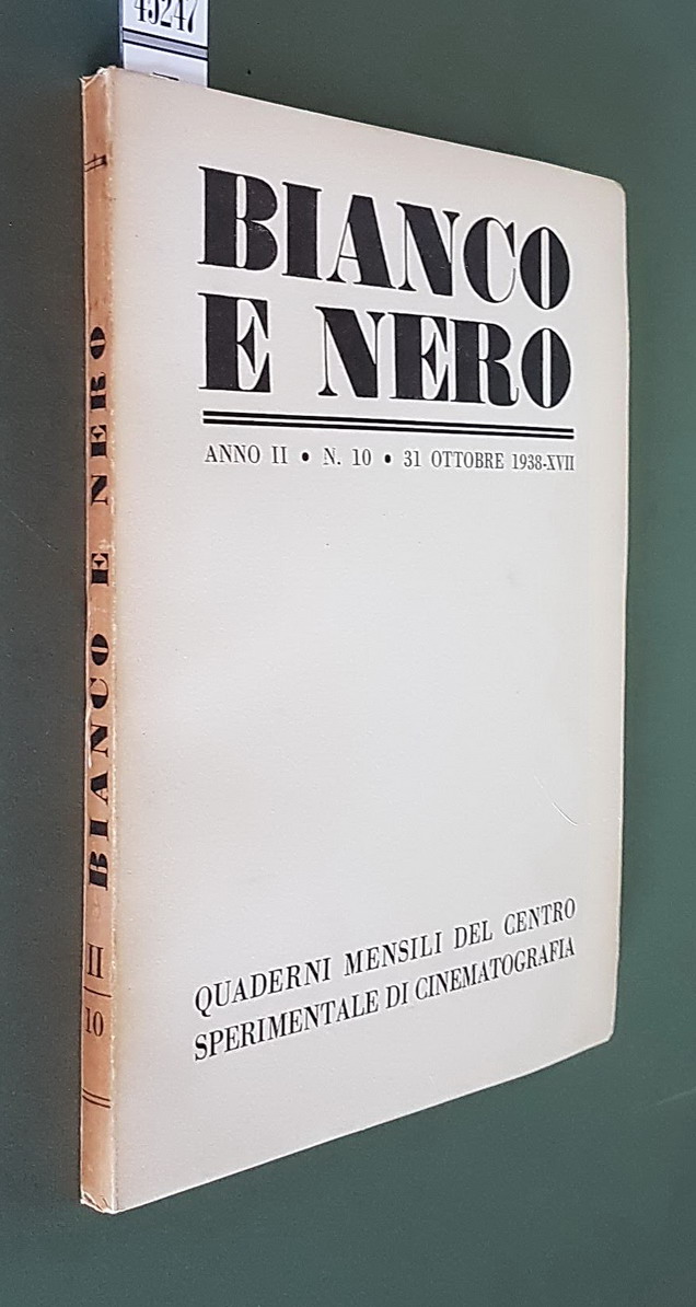 BIANCO E NERO (anno II) - N. 10 (31 ottobre …