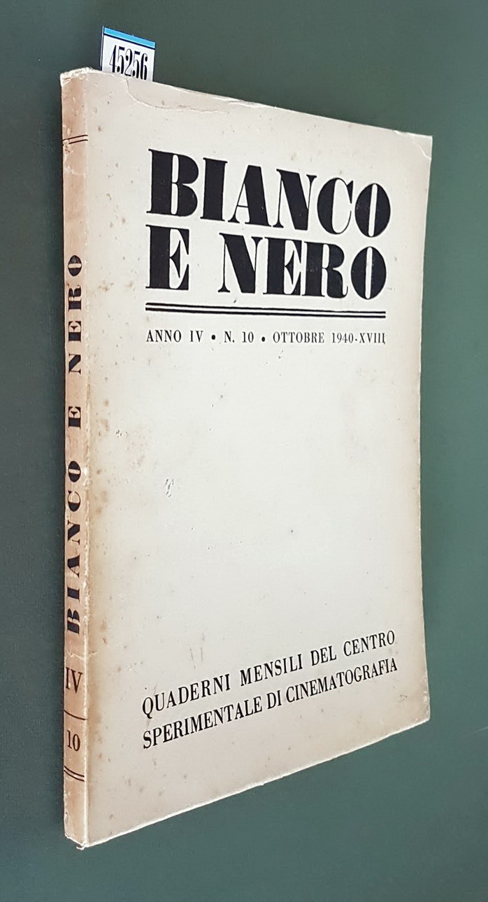 BIANCO E NERO (anno IV) - N. 10 (ottobre 1940) …