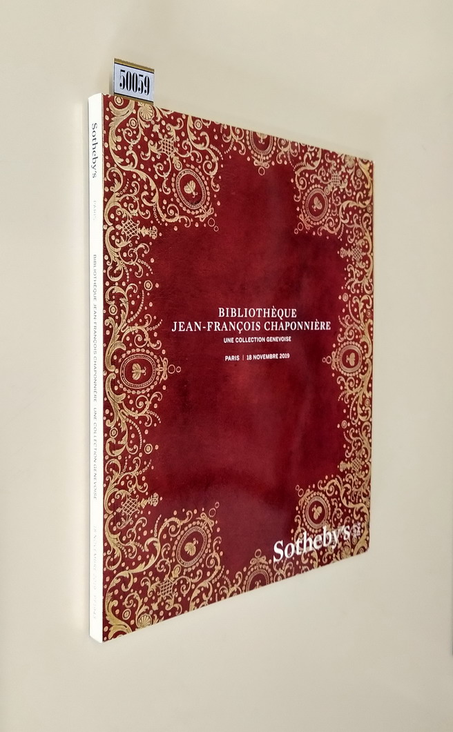 BIBLIOTHEQUE JEAN-FRANCOIS CHAPONNIERE - Une collection Genevoise