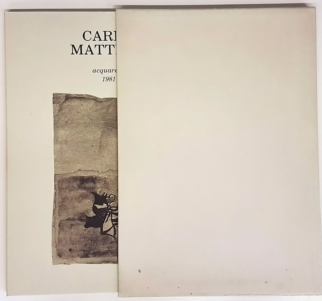 CARLO MATTIOLI - Acquarelli 1981