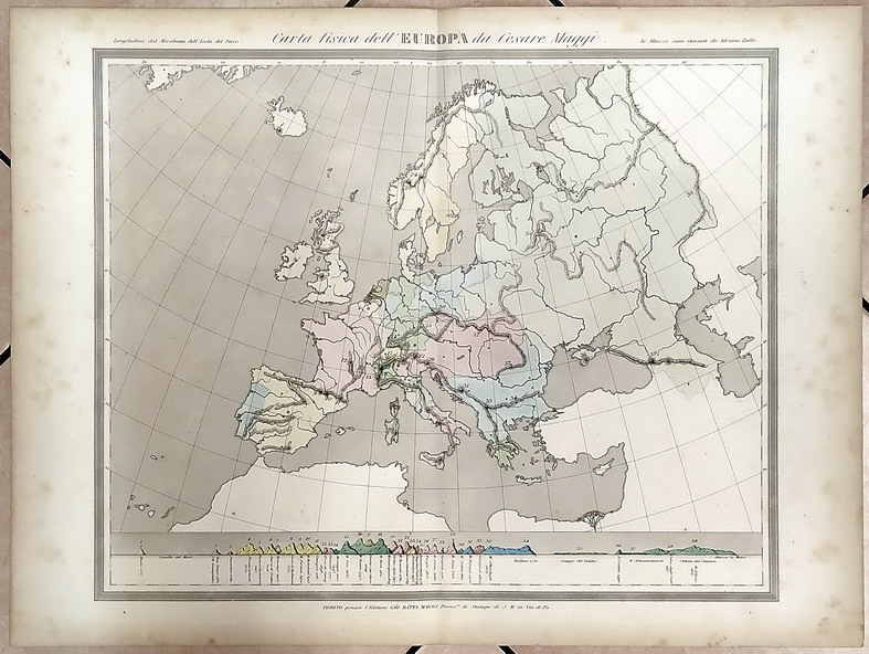 CARTA FISICA DELL'EUROPA