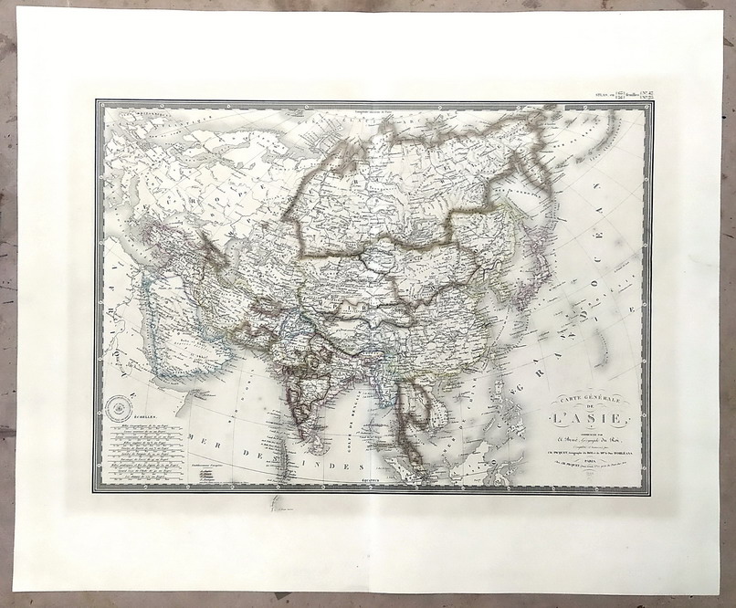 CARTE GENERALE DE L'ASIE