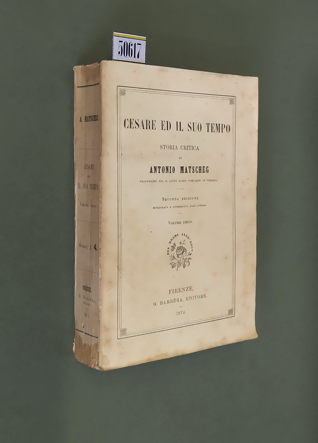 CESARE ED IL SUO TEMPO (volume unico)