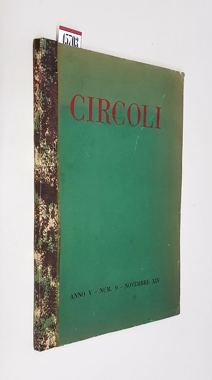 CIRCOLI RIVISTA DI LETTERATURA E CRITICA (anno V) - Num. …