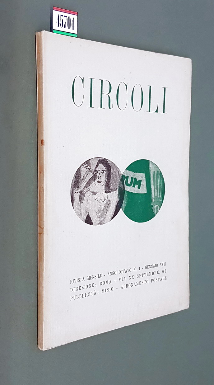 CIRCOLI RIVISTA DI LETTERATURA E CRITICA (anno VIII) - Num. …