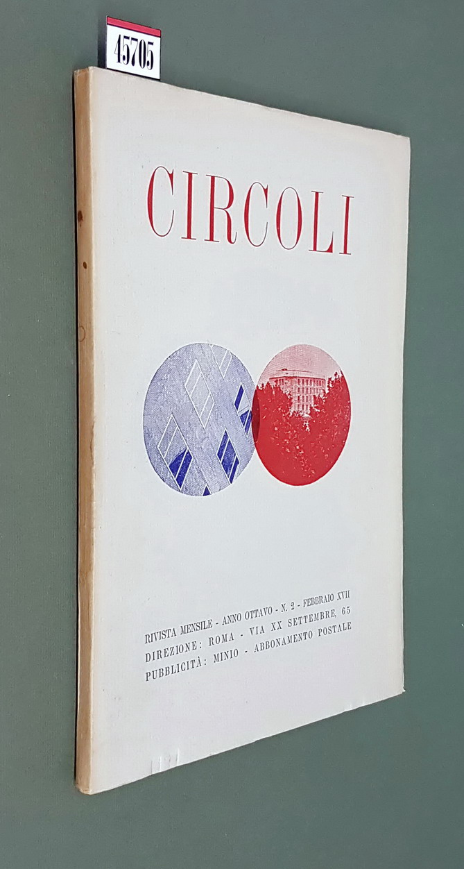 CIRCOLI RIVISTA DI LETTERATURA E CRITICA (anno VIII) - Num. …