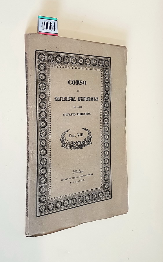 CORSO DI CHIMICA GENERALE (fascicolo VIII)