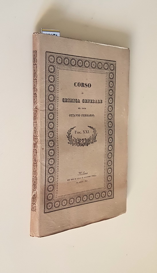 CORSO DI CHIMICA GENERALE (fascicolo XXI)
