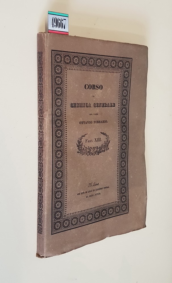 CORSO DI CHIMICA GENETALE (fascicolo XIII)