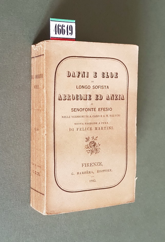 DAFNI E CLOE - ABROCOME ED ANZIA nelle versioni di …