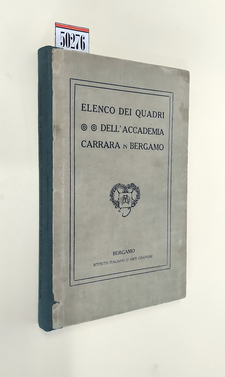 ELENCO DEI QUADRI DELL'ACCADEMIA CARRARA DI BERGAMO