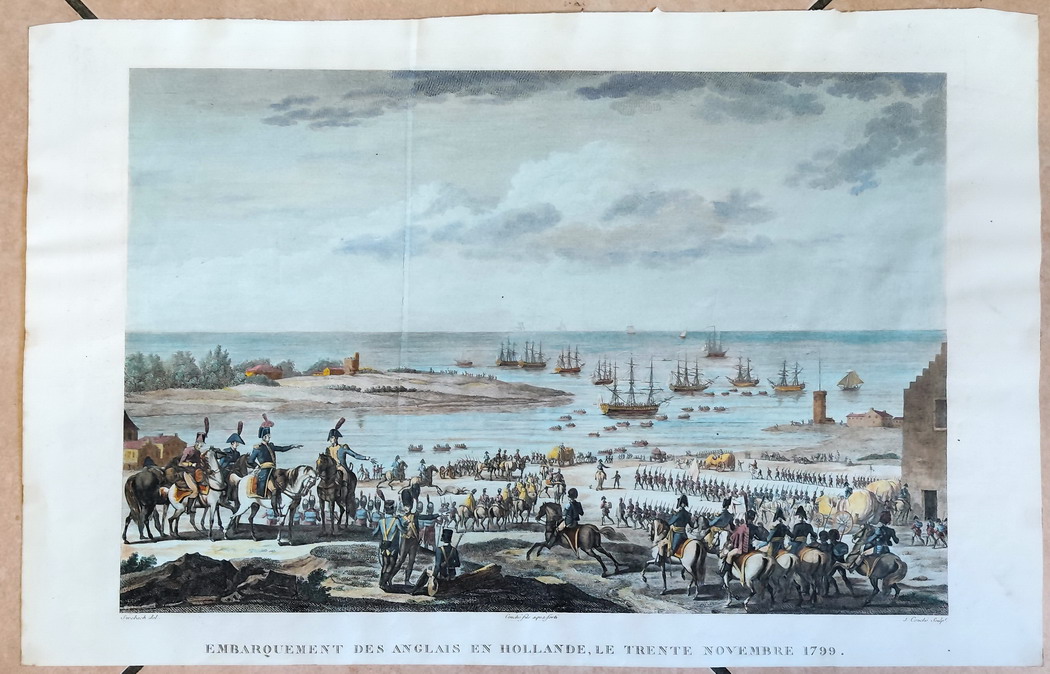EMBARQUEMENT DES ANGLAIS EN HOLLANDE, LE TRENTE NOVEMBRE 1799