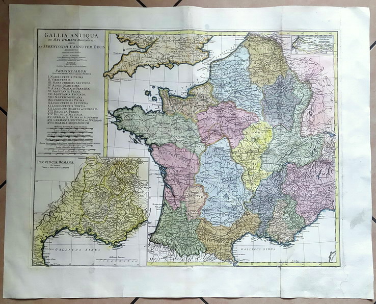 GALLIA ANTIQUA ex AEVI ROMANI Monumentis eruta et SERENISSIMI CARNUTUM …